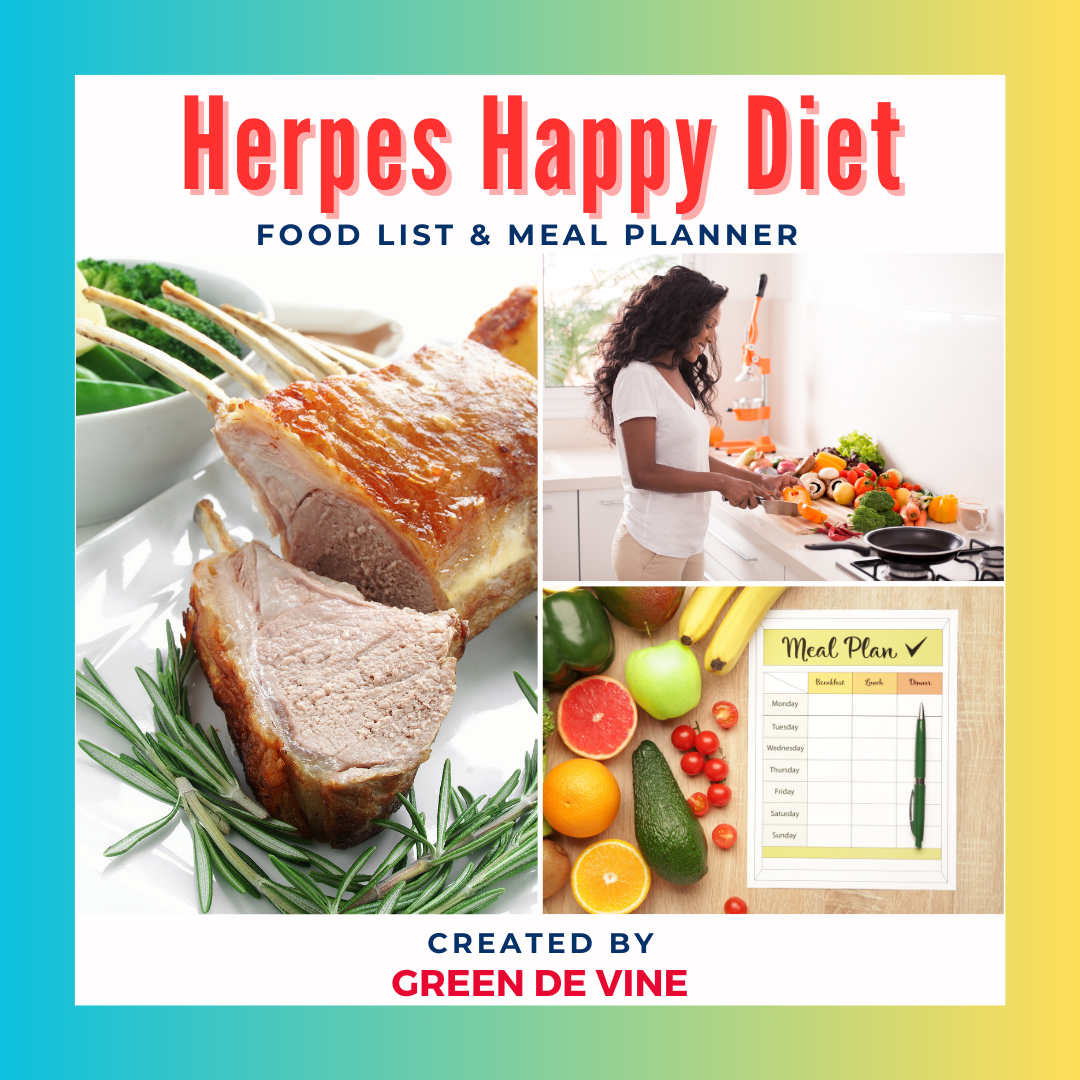 Herpes Happy Diet Food List & Meal Planner (download)